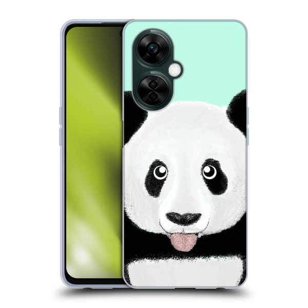 Barruf Animals The Cute Panda Soft Gel Case for OnePlus Nord N30