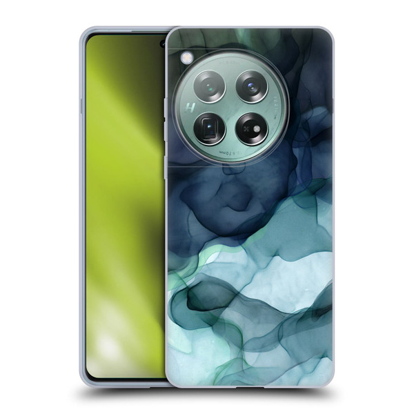 UtArt Dark Night Marble Heavy Smoke Soft Gel Case for OnePlus 12
