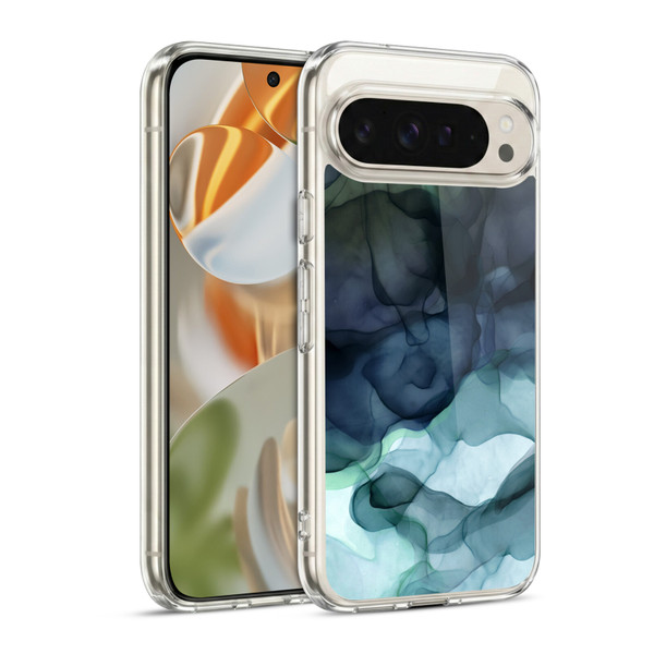 UtArt Dark Night Marble Heavy Smoke Soft Gel Case for Google Pixel 9 / Pixel 9 Pro