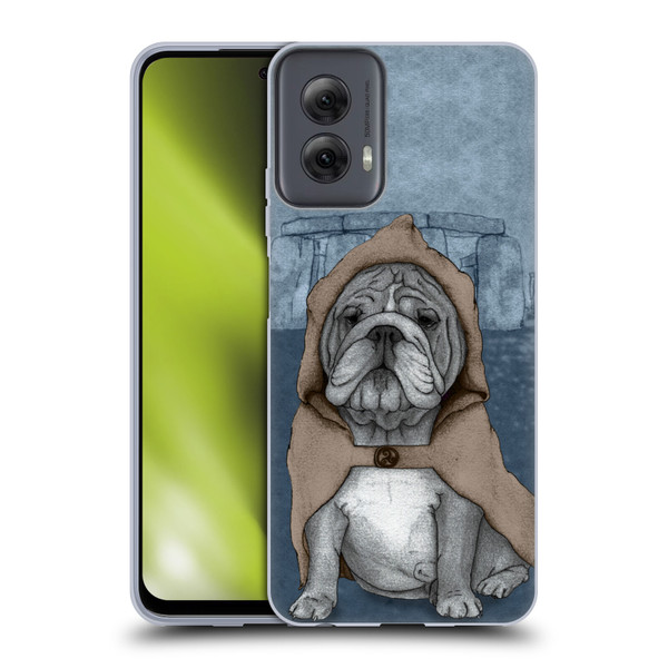 Barruf Dogs English Bulldog Soft Gel Case for Motorola Moto G Power (2024)