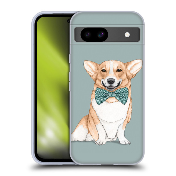 Barruf Dogs Corgi Soft Gel Case for Google Pixel 8a