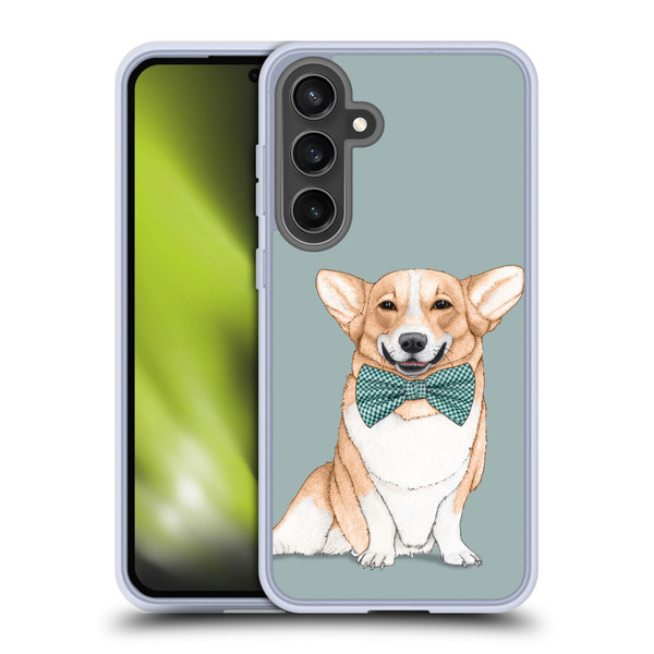 Barruf Dogs Corgi Soft Gel Case for Samsung Galaxy S24 FE