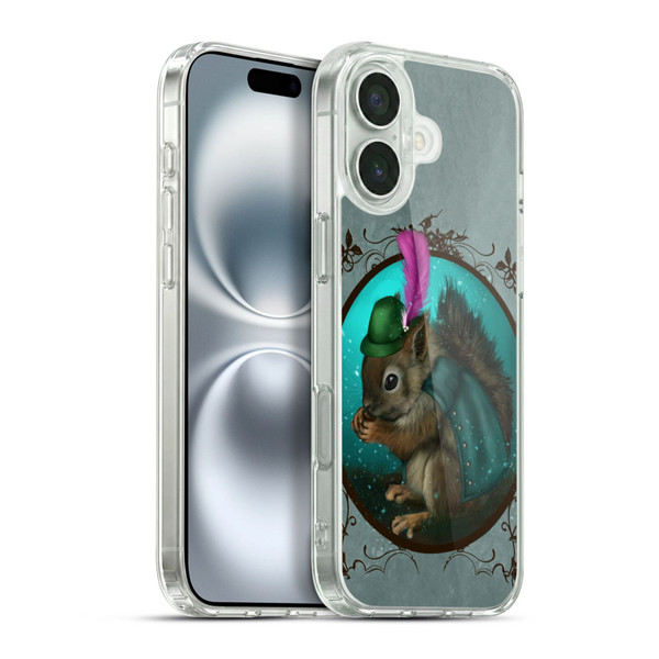 Ash Evans Animals Squirrel Soft Gel Case for Apple iPhone 16 Plus & MagSafe