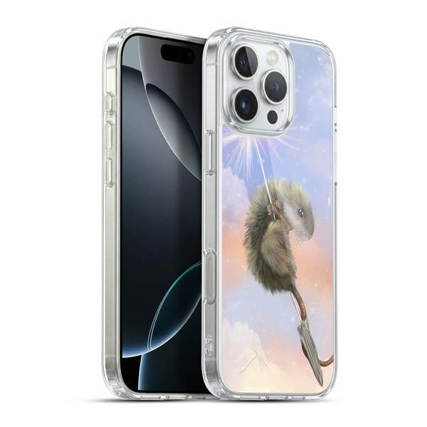 Ash Evans Animals Dandelion Mouse Soft Gel Case for Apple iPhone 16 Pro Max & MagSafe
