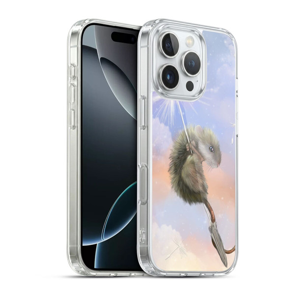 Ash Evans Animals Dandelion Mouse Soft Gel Case for Apple iPhone 16 Pro & MagSafe