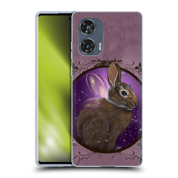 Ash Evans Animals Rabbit Soft Gel Case for Motorola Edge 50 Fusion