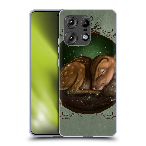 Ash Evans Animals Foundling Fawn Soft Gel Case for Motorola Edge 50 Pro