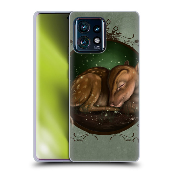 Ash Evans Animals Foundling Fawn Soft Gel Case for Motorola Edge Plus 2023