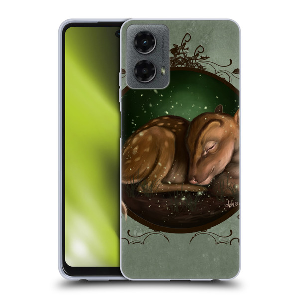 Ash Evans Animals Foundling Fawn Soft Gel Case for Motorola Moto G (2024)