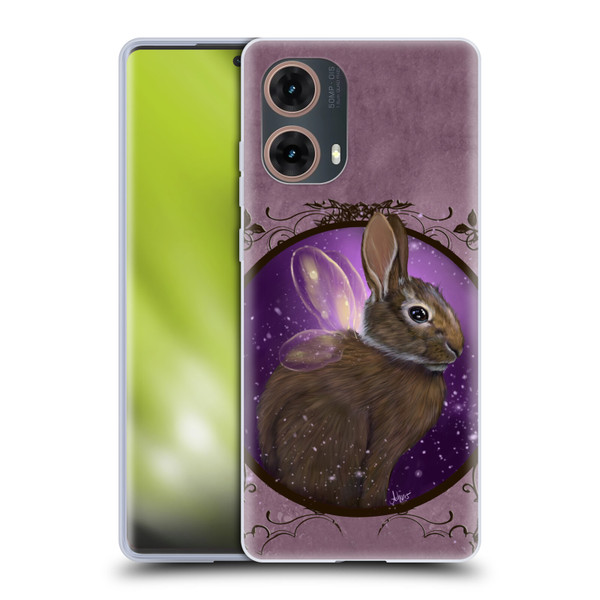 Ash Evans Animals Rabbit Soft Gel Case for Motorola Moto G85
