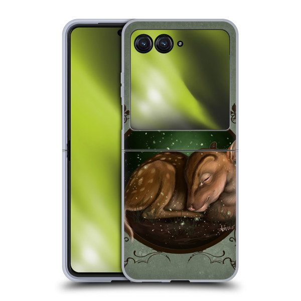 Ash Evans Animals Foundling Fawn Soft Gel Case for Motorola Razr 40 Ultra / Razr+ 2023