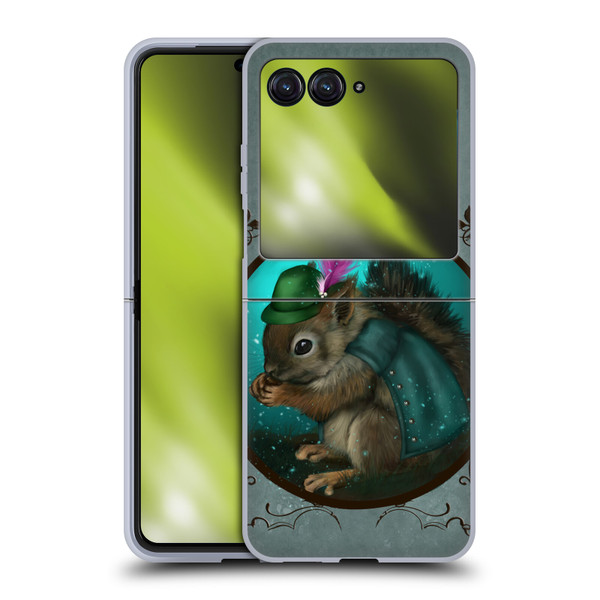 Ash Evans Animals Squirrel Soft Gel Case for Motorola Razr 40 Ultra / Razr+ 2023
