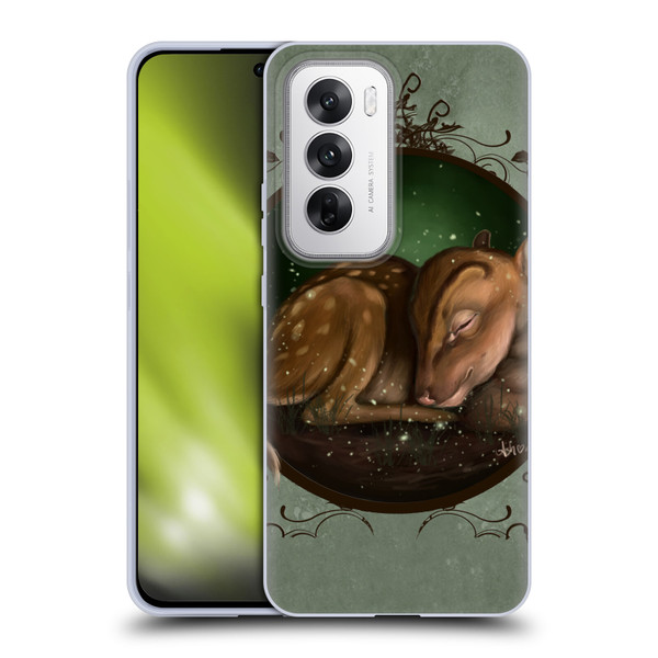 Ash Evans Animals Foundling Fawn Soft Gel Case for OPPO Reno12 5G