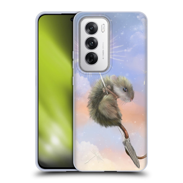 Ash Evans Animals Dandelion Mouse Soft Gel Case for OPPO Reno12 5G