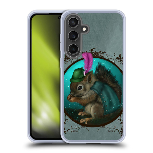 Ash Evans Animals Squirrel Soft Gel Case for Samsung Galaxy S24 FE