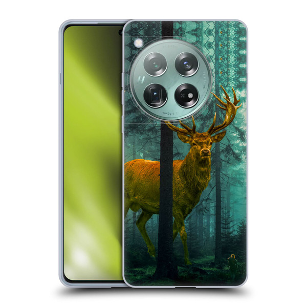 Dave Loblaw Animals Giant Forest Deer Soft Gel Case for OnePlus 12