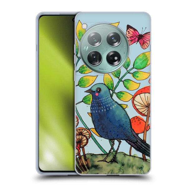 Sylvie Demers Birds 3 Teary Blue Soft Gel Case for OnePlus 12