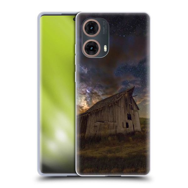 Royce Bair Nightscapes Bear Lake Old Barn Soft Gel Case for Motorola Moto G85