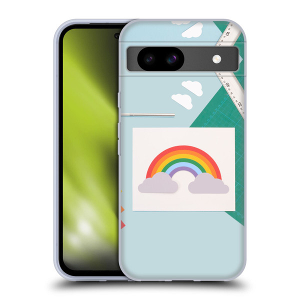 Pepino De Mar Rainbow Art Soft Gel Case for Google Pixel 8a