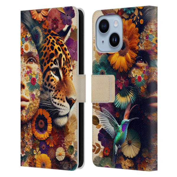 Shambhala Light Visionary Art Celestial Graphics She Is Life Leather Book Wallet Case Cover For Apple iPhone 14 Plus