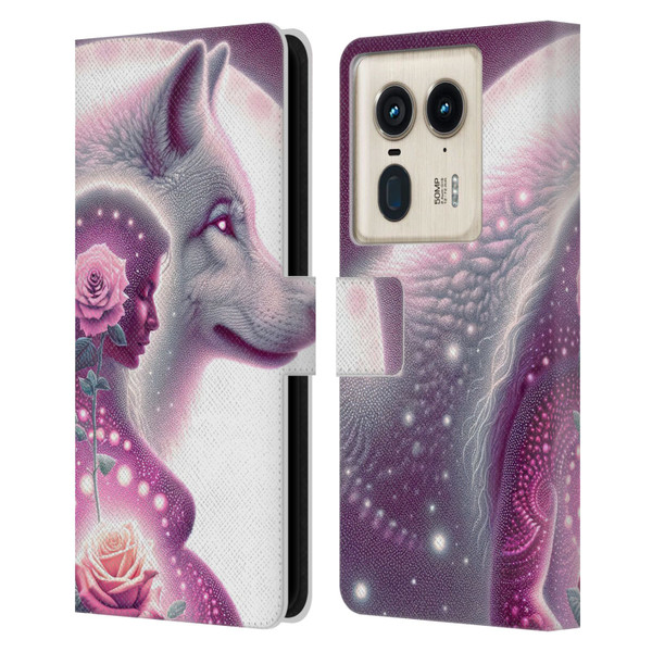 Shambhala Light Visionary Art Celestial Graphics Maternal Love Leather Book Wallet Case Cover For Motorola Edge 50 Ultra/X50 Ultra