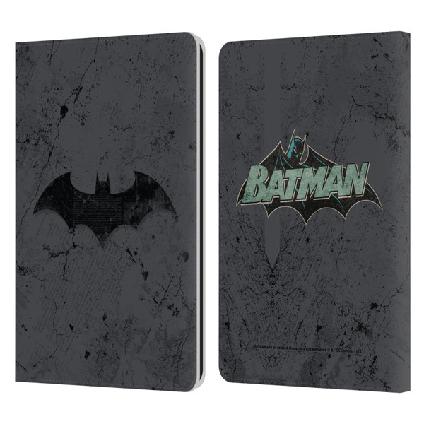 Batman DC Comics Hush Logo Distressed Leather Book Wallet Case Cover For Amazon Kindle Paperwhite 1 / 2 / 3