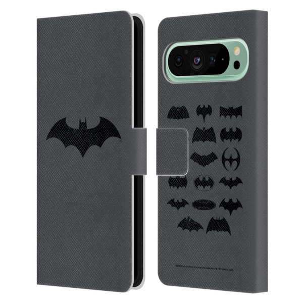 Batman DC Comics Logos Hush Leather Book Wallet Case Cover For Google Pixel 9 Pro XL