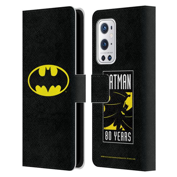 Batman DC Comics Logos Classic Leather Book Wallet Case Cover For OnePlus 9 Pro