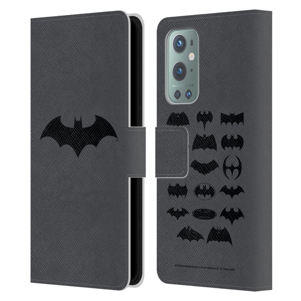 Batman DC Comics Logos Hush Leather Book Wallet Case Cover For OnePlus 9