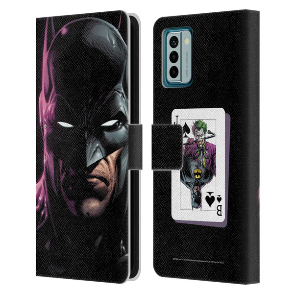 Batman DC Comics Three Jokers Batman Leather Book Wallet Case Cover For Nokia G42