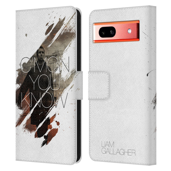 Liam Gallagher Graphics Concert Leather Book Wallet Case Cover For Google Pixel 7a