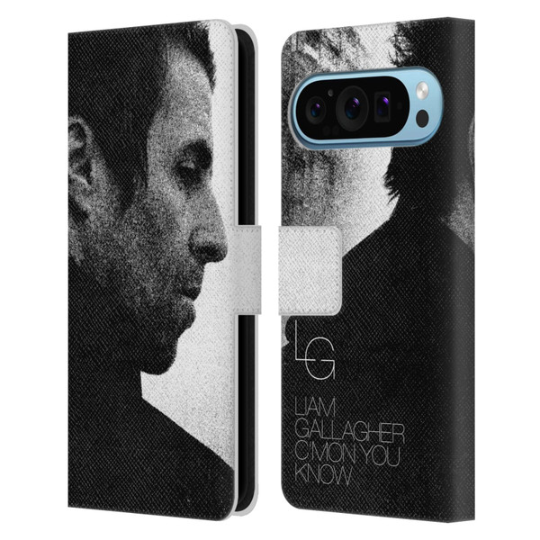Liam Gallagher Graphics C'mon You Know Album Leather Book Wallet Case Cover For Google Pixel 9 / Pixel 9 Pro