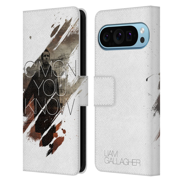 Liam Gallagher Graphics Concert Leather Book Wallet Case Cover For Google Pixel 9 / Pixel 9 Pro