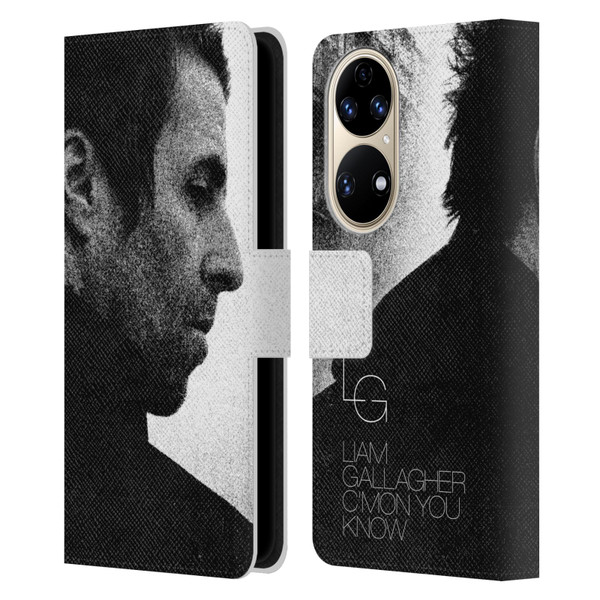 Liam Gallagher Graphics C'mon You Know Album Leather Book Wallet Case Cover For Huawei P50