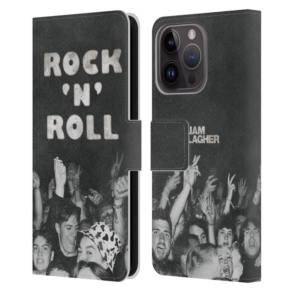 Liam Gallagher Graphics Album Cover Leather Book Wallet Case Cover For Apple iPhone 15 Pro