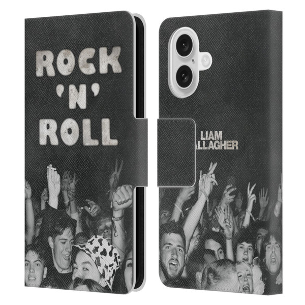 Liam Gallagher Graphics Album Cover Leather Book Wallet Case Cover For Apple iPhone 16
