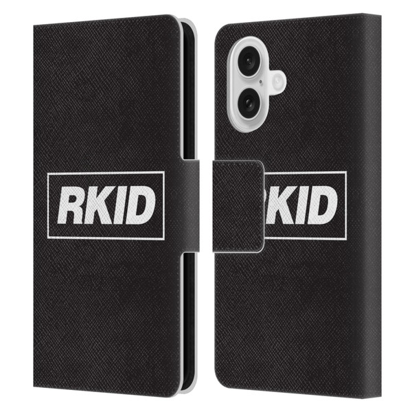 Liam Gallagher Graphics Rkid Leather Book Wallet Case Cover For Apple iPhone 16