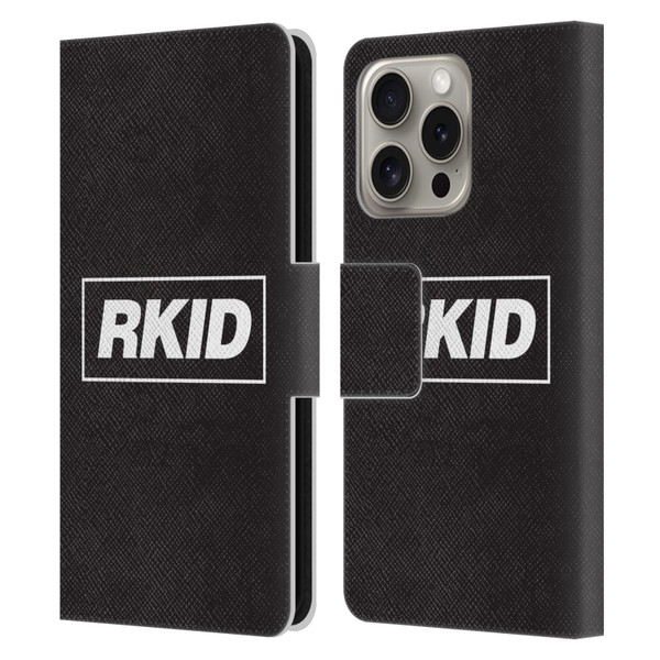 Liam Gallagher Graphics Rkid Leather Book Wallet Case Cover For Apple iPhone 16 Pro