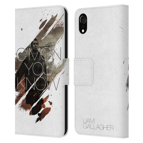 Liam Gallagher Graphics Concert Leather Book Wallet Case Cover For Apple iPhone XR