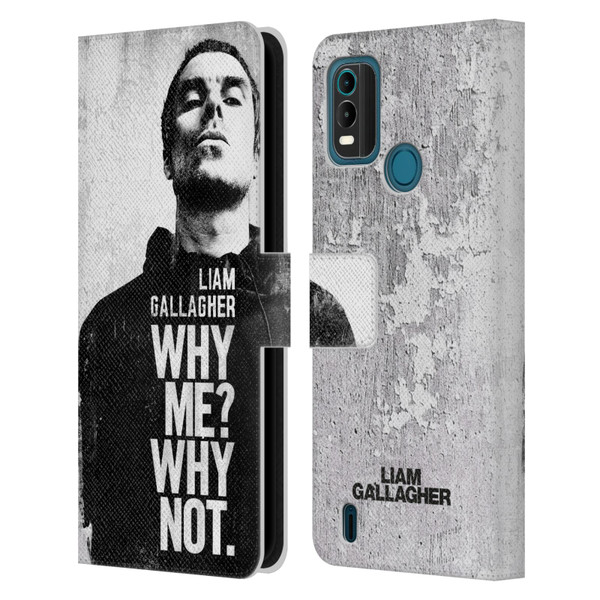 Liam Gallagher Graphics Why Me Leather Book Wallet Case Cover For Nokia G11 Plus