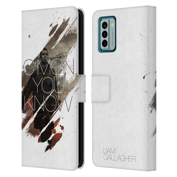Liam Gallagher Graphics C'mon You Know Leather Book Wallet Case Cover For Nokia G42