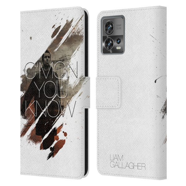 Liam Gallagher Graphics Concert Leather Book Wallet Case Cover For Motorola Moto Edge 30 Fusion