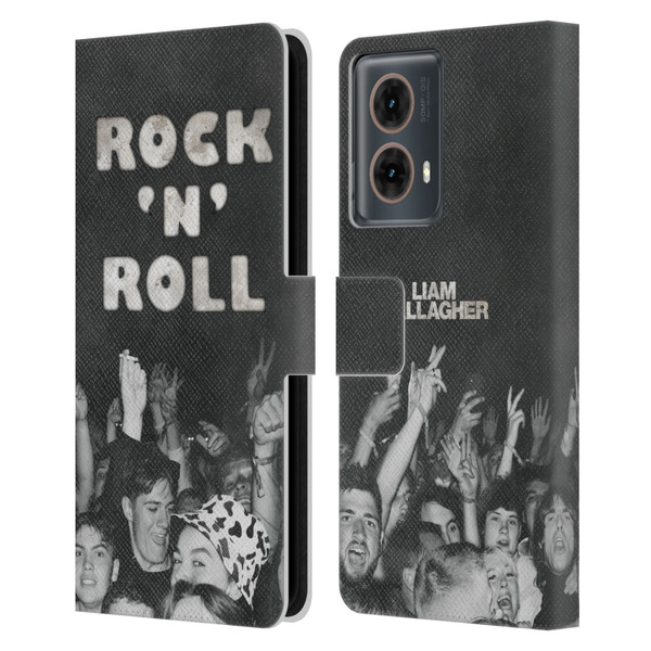Liam Gallagher Graphics Album Cover Leather Book Wallet Case Cover For Motorola Moto G85