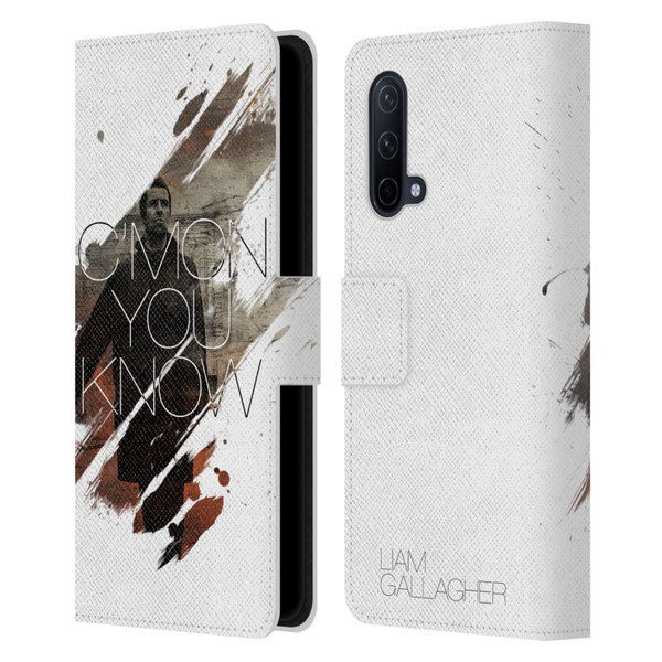 Liam Gallagher Graphics Concert Leather Book Wallet Case Cover For OnePlus Nord CE 5G