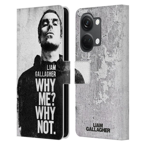 Liam Gallagher Graphics Why Me Leather Book Wallet Case Cover For OnePlus Nord 3 5G
