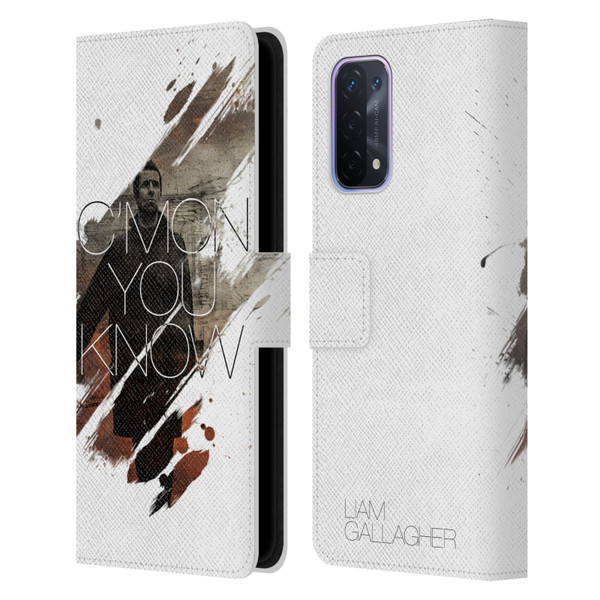 Liam Gallagher Graphics Concert Leather Book Wallet Case Cover For OPPO A54 5G