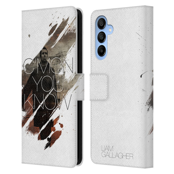 Liam Gallagher Graphics C'mon You Know Leather Book Wallet Case Cover For Samsung Galaxy A16 5G
