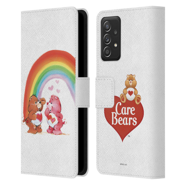 Care Bears Classic Rainbow Leather Book Wallet Case Cover For Samsung Galaxy A53 5G (2022)
