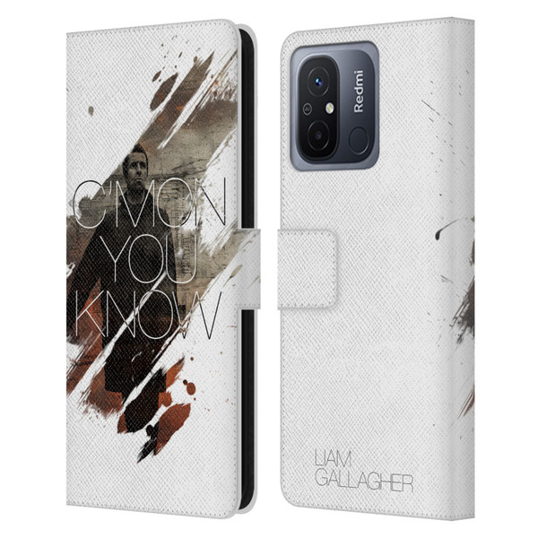 Liam Gallagher Graphics Concert Leather Book Wallet Case Cover For Xiaomi Redmi 12C