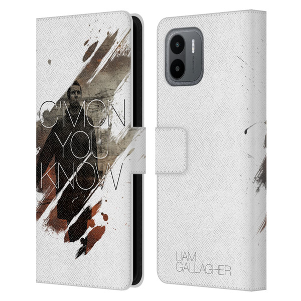 Liam Gallagher Graphics Concert Leather Book Wallet Case Cover For Xiaomi Redmi A2